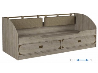 Мираж-1 секция №1/ №12 Кровать одноярусная [Мираж-1]