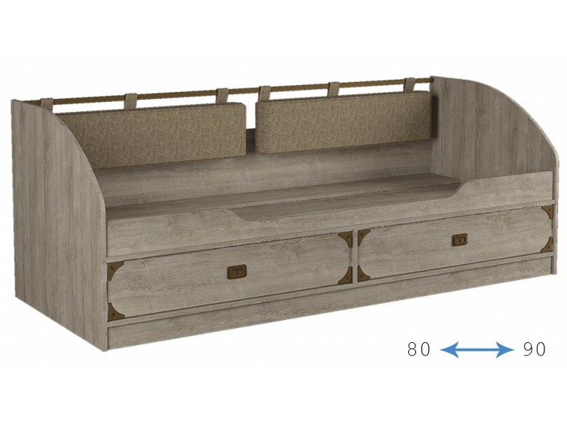 Мираж-1 секция №1/ №12 Кровать одноярусная [Мираж-1]