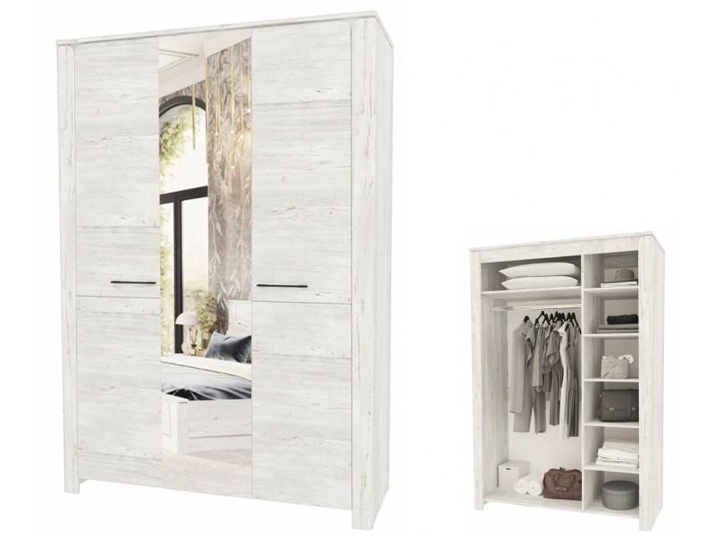 Моника Шкаф трёхстворчатый с зеркалом [Моника]