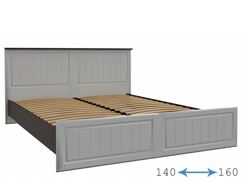 Венеция-1 секция №13/№14 Кровать двуспальная [Венеция-1 Росток]