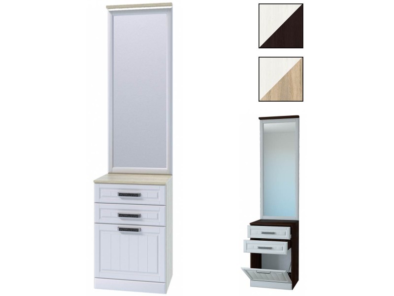 Венеция-1 секция №1 Тумба с зеркалом [Венеция-1 Росток]