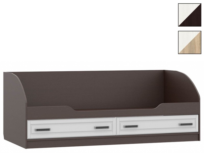 Венеция-1 секция №22 Кровать 90х200 с ящиками [Венеция-1 Росток]