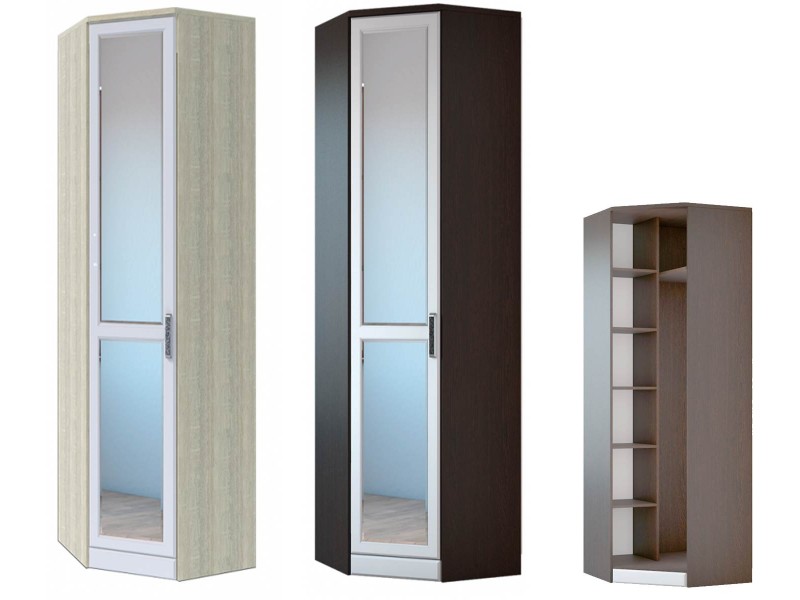 Венеция-1 секция №5 Шкаф угловой с Зеркалом [Венеция-1 Росток]