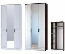 Венеция-1 секция №8 Шкаф трёхстворчатый с зеркалом [Венеция-1 Росток]