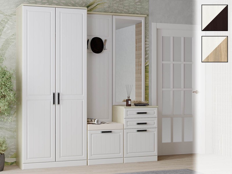 Венеция-1 Прихожая модульная, Комплект-1 [Венеция-1 Росток]