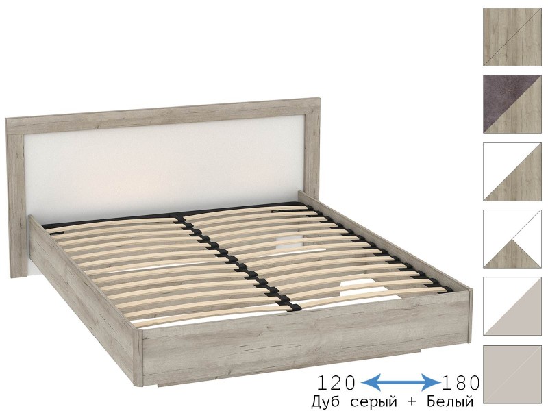 Анима КР-320-16-12/14/16/18 Кровать изголовье ЛДСП с ортопедическим основанием [Анима]