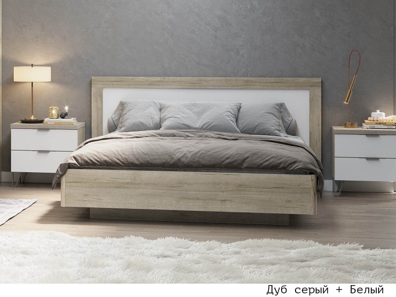 Анима КР-320-16-12/14/16/18 Кровать изголовье ЛДСП с ортопедическим основанием [Анима]