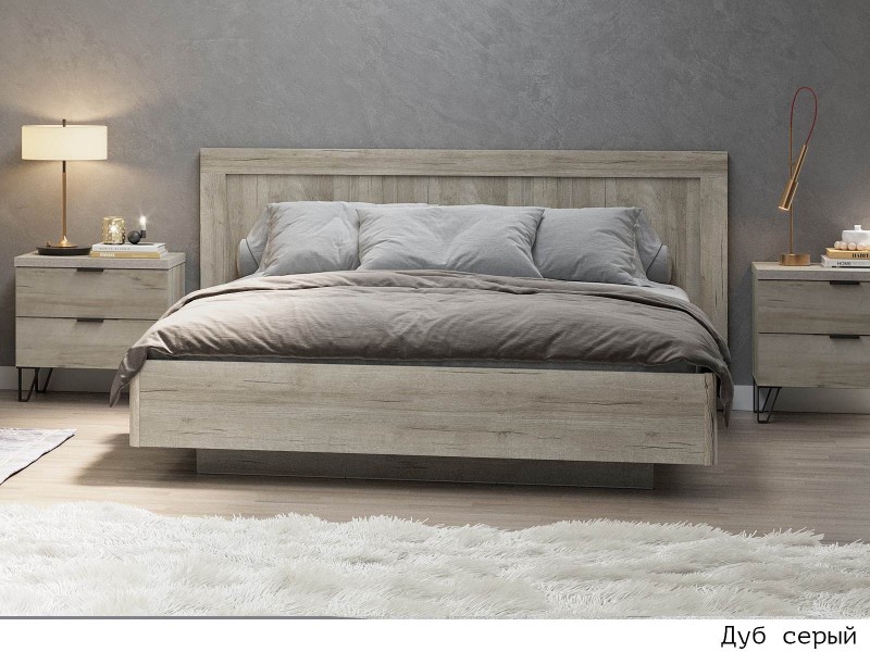 Анима КР-320-16-12/14/16/18 Кровать изголовье ЛДСП с ортопедическим основанием [Анима]