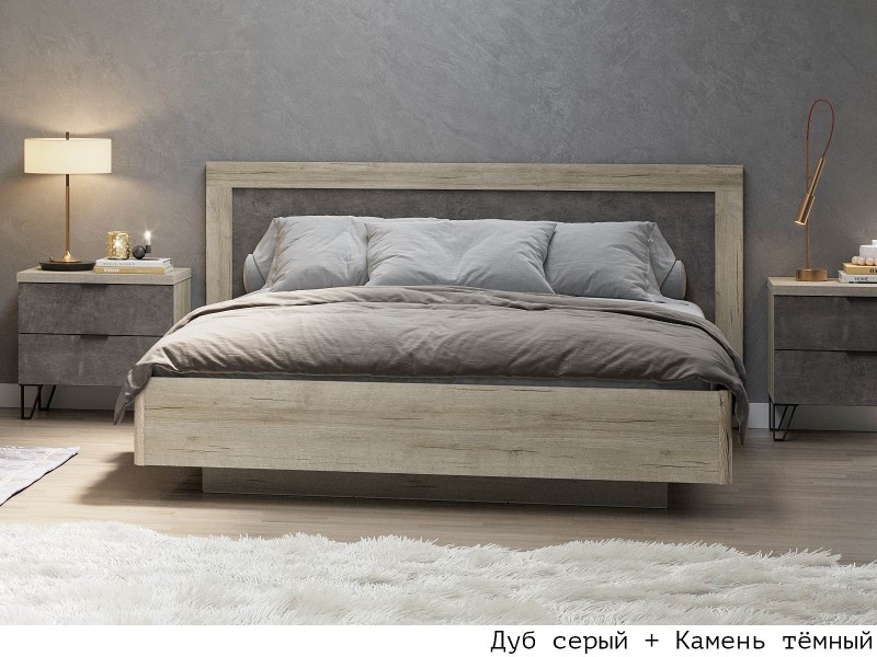 Анима КР-320-16-12/14/16/18 Кровать изголовье ЛДСП с ортопедическим основанием [Анима]