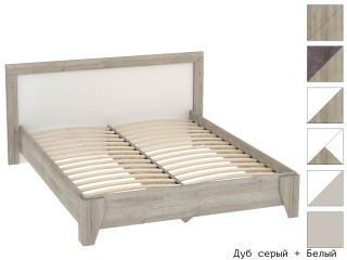 Анима КР-320 Кровать изголовье ЛДСП с настилом из ламелей 160х200 [Анима]