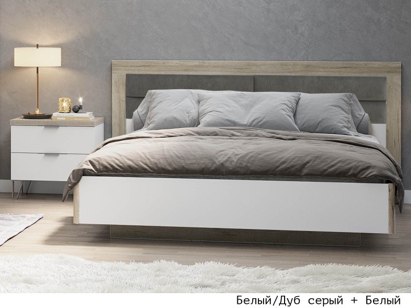 Анима КР-321-16-12/14/16/18 Кровать Мягкое изголовье с ортопедическим основанием [Анима]