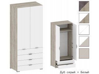 Анима ШК-3007 Шкаф двухстворчатый с ящиками [Анима]