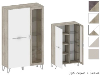 Анима ШК-3022 Шкаф-витрина на ножках h1548мм [Анима]