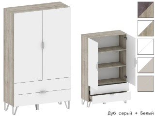 Анима ШК-3024 Шкаф двухстворчатый с ящиками h1548мм [Анима]