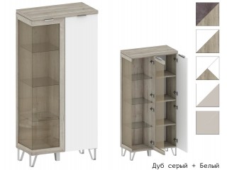 Анима ШК-3027 Шкаф-витрина на ножках h1536мм [Анима]