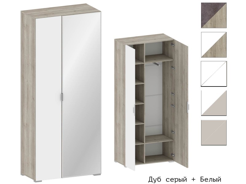 Анима ШК-3038 Шкаф двухстворчатый с зеркалом [Анима]