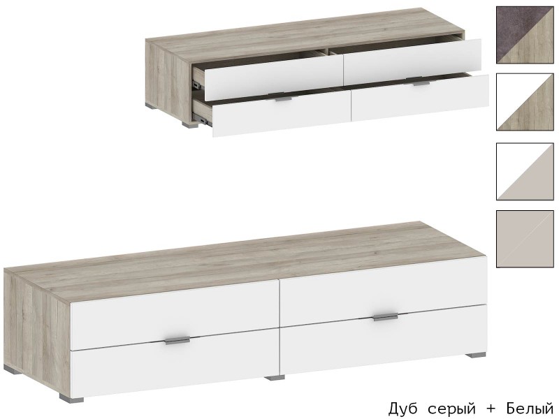 Анима ТБ-3015 Тумба ТВ с выдвижными ящиками [Анима]