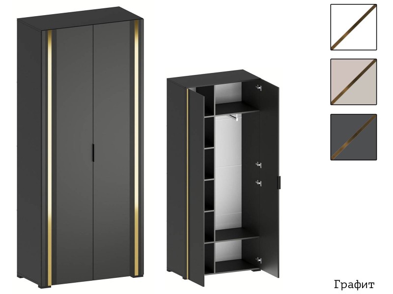 Эмэ ШК-3927 Шкаф двухстворчатый комбинированный [Эмэ]