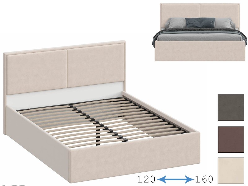 Серия F-КР-430-М-12/14/16 Кровать с основанием [Серия F]