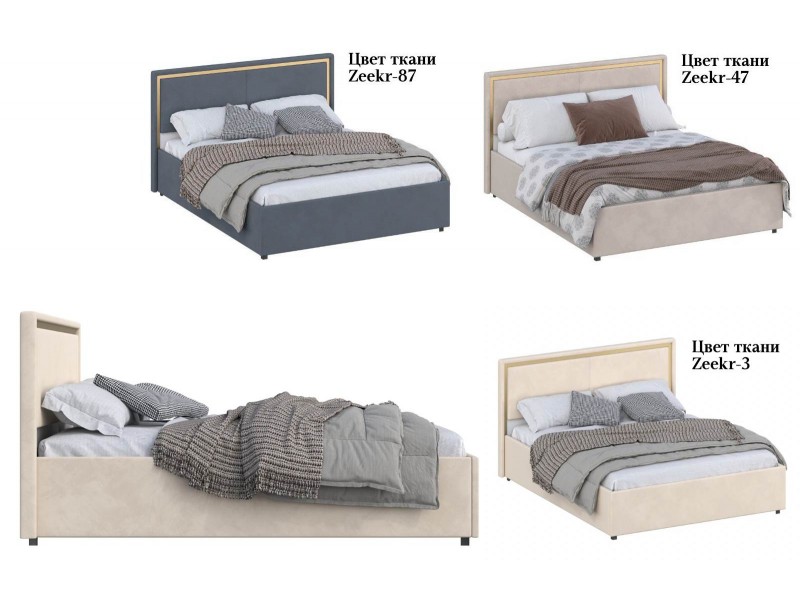 Серия F-КР-431-М Кровать с настилом из ламелей 160х200 [Серия F]