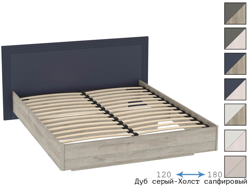 Лежер КР-310-16-12/14/16/18 Кровать изголовье ЛДСП с ортопедическим основанием [Лежер]