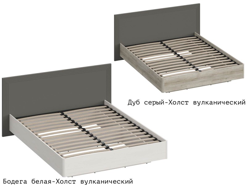 Лежер КР-310-16-12/14/16/18 Кровать изголовье ЛДСП с ортопедическим основанием [Лежер]