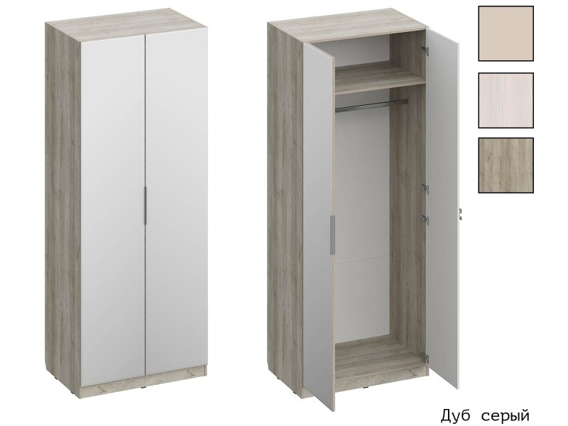 Лежер ШК-3118 Шкаф двухстворчатый с зеркалами [Лежер]