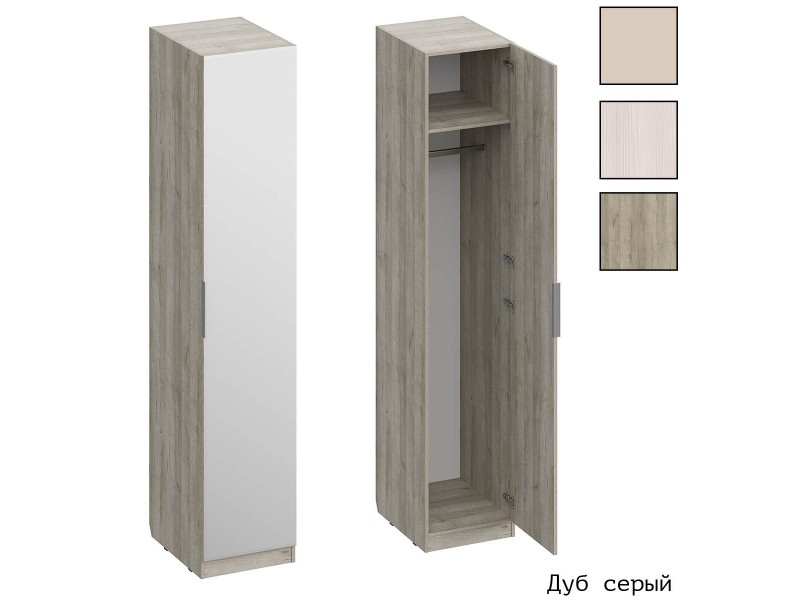 Лежер ШК-3124 Шкаф-пенал с зеркалом [Лежер]