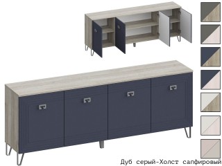 Лежер ТБ-3102 Тумба ТВ с распашными фасадами [Лежер]