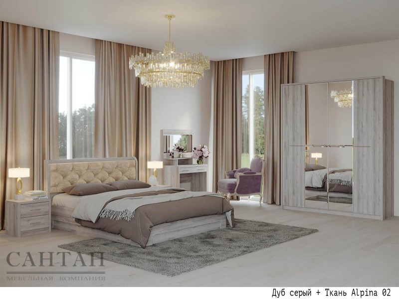 Луна КРП-1201/202/1203/1204 Кровать с подъёмным механизмом, с мягким изголовьем [Луна]