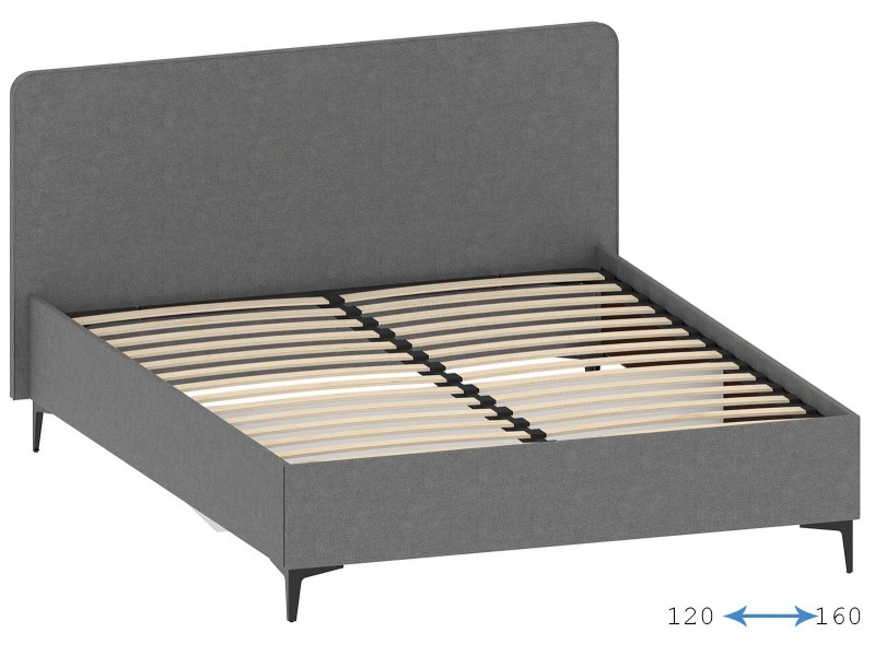 Шаде КР-340-М-12/16 Кровать Мягкое изголовье, мягкий корпус [Шаде]