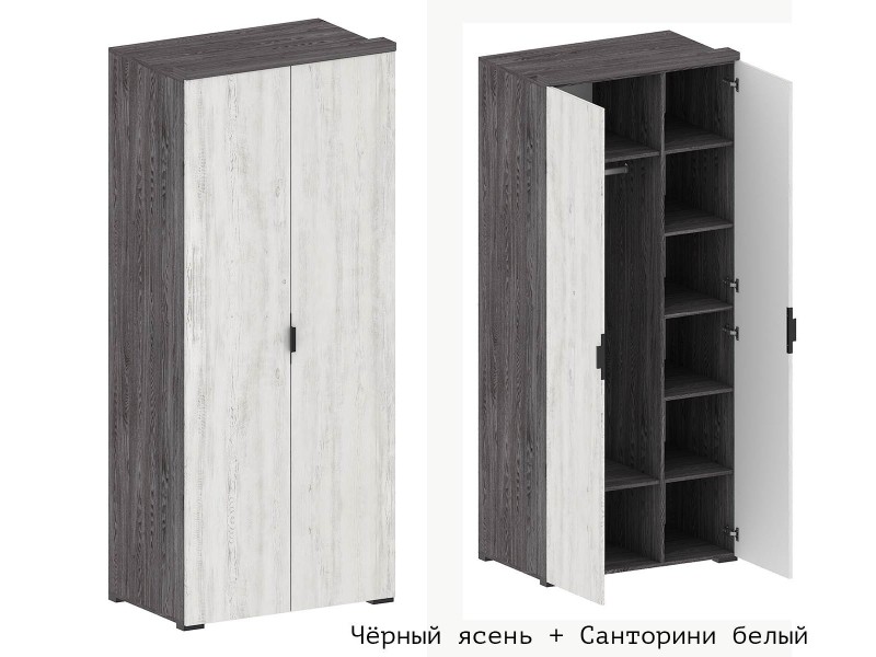 Шаде ШК-2908 Шкаф двухстворчатый комбинированный [Шаде]