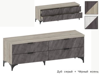 Шаде ТБ-3404 Тумба ТВ с выдвижными ящиками [Шаде]