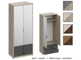 Шер ШК-2316 Шкаф двухстворчатый с ящиками и зеркалами [Шер]