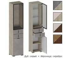 Шер ШК-3319 Шкаф-витрина с выдвижными ящиками [Шер]