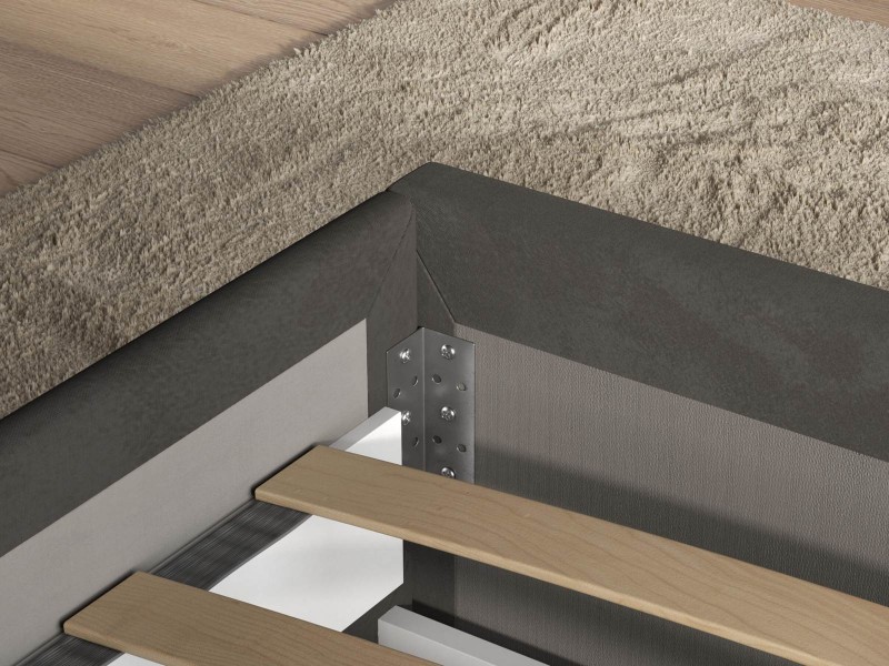 Тэя КР-433-М Кровать с настилом из ламелей 160х200 без ящиков [Тэя]