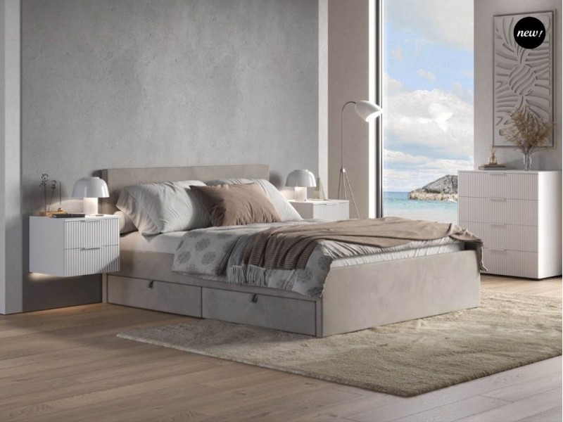 Тэя КР-433-М Кровать с настилом из ламелей 160х200 с ящиками [Тэя]