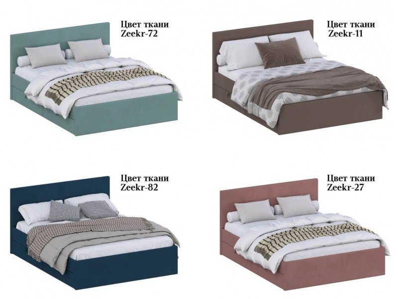 Тэя КР-433-М Кровать с настилом из ламелей 160х200 без ящиков [Тэя]