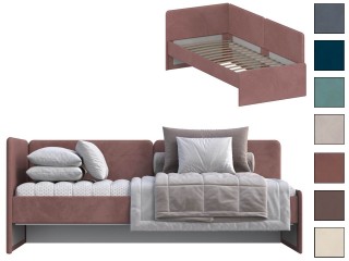 То-то КР-434-М Кровать с настилом из ламелей 90х200 без ящиков [Серия F]