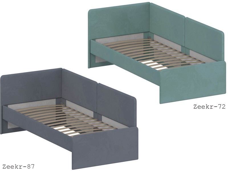 То-то КР-434-М Кровать с настилом из ламелей 90х200 без ящиков [Серия F]