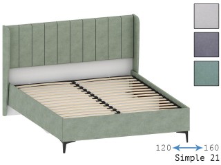 Юми КР-350-М-12/14/16 Кровать Мягкое изголовье, мягкий корпус [Юми]