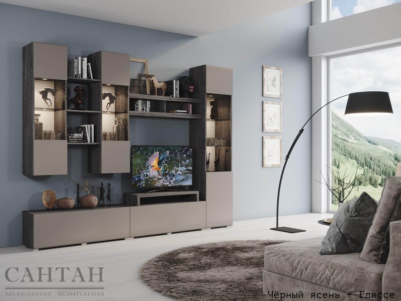 Уна Лофт Гостиная модульная, Комплект-10 [Уна Лофт]