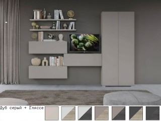 Уна Лофт Гостиная модульная, Комплект-12 [Уна Лофт]