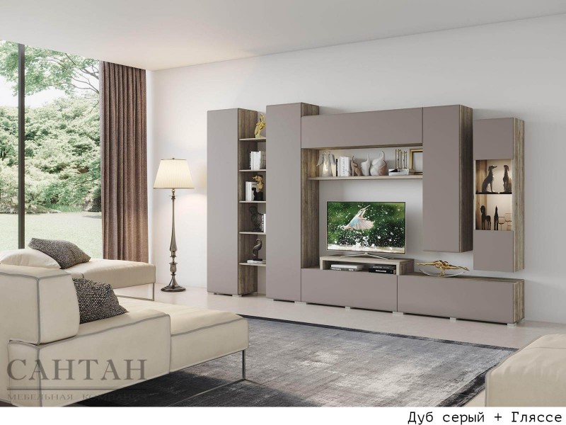 Уна Лофт Гостиная модульная, Комплект-6 [Уна Лофт]