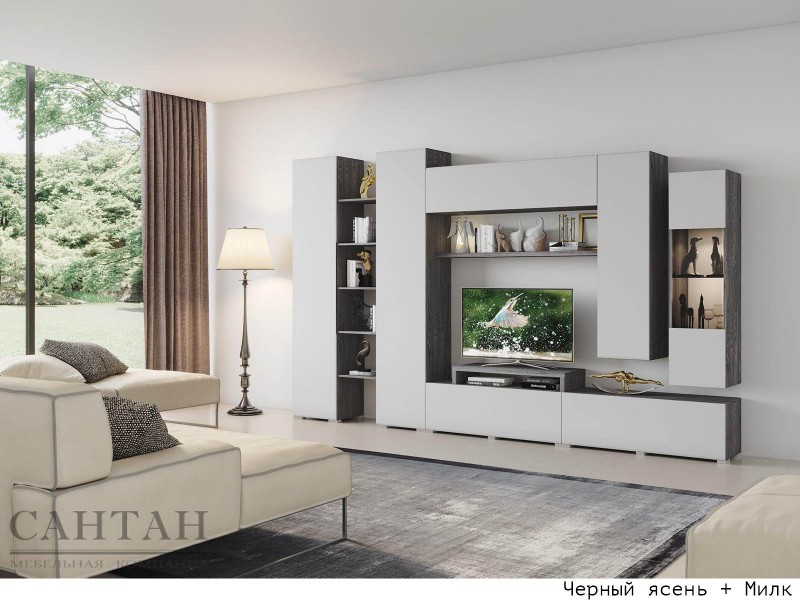 Уна Лофт Гостиная модульная, Комплект-6 [Уна Лофт]