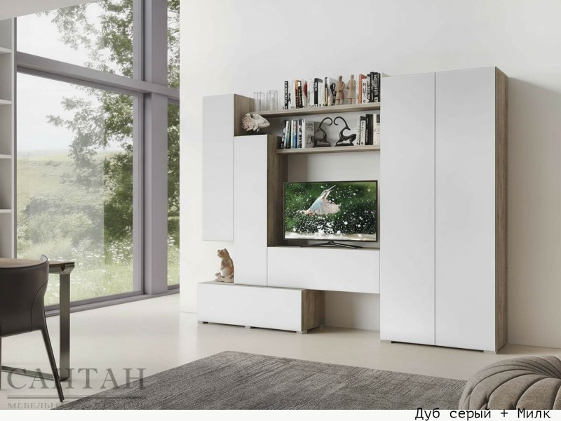 Уна Лофт Гостиная модульная, Комплект-9 [Уна Лофт]