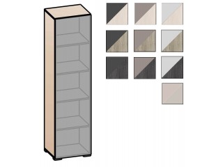 Уна Лофт ШК-2807 Шкаф-Пенал с полками [Уна Лофт]