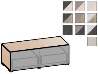 Уна Лофт ТБ-2826 Тумба ТВ с выдвижным ящиком [Уна Лофт]