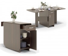 СП-09.1 Стол-книжка раскладной с ящиком и дверкой [Стол обеденный]