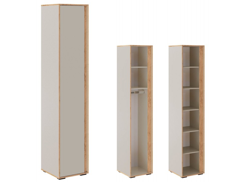 Асцелла Пенал закрытый, кашемир + дуб крафт золотой [Асцелла_Кашемир]